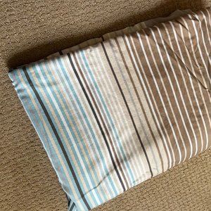 IKEA Striped King Duvet Cover & Shams